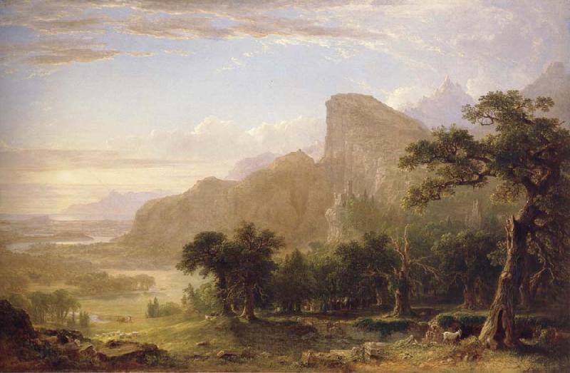 Asher Brown Durand Landscape Norge oil painting art